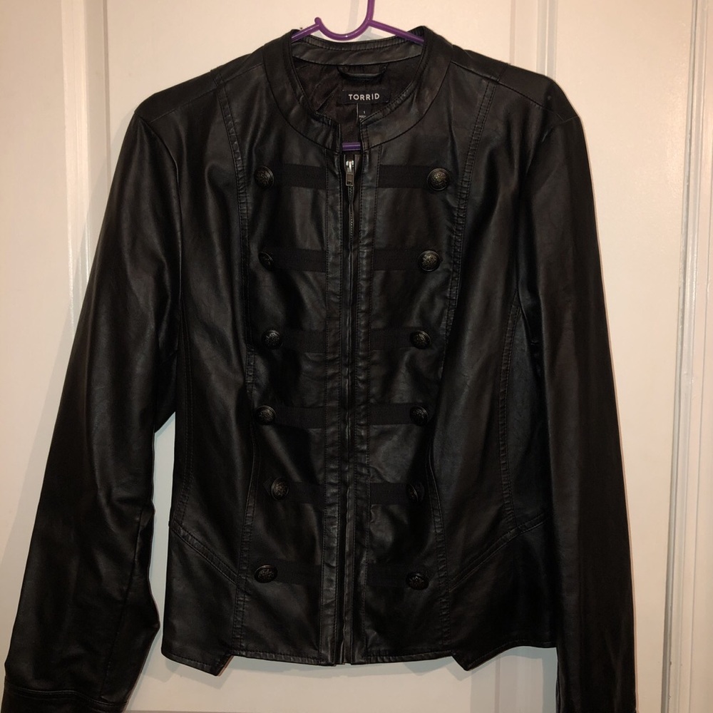 Faux Leather Jacket